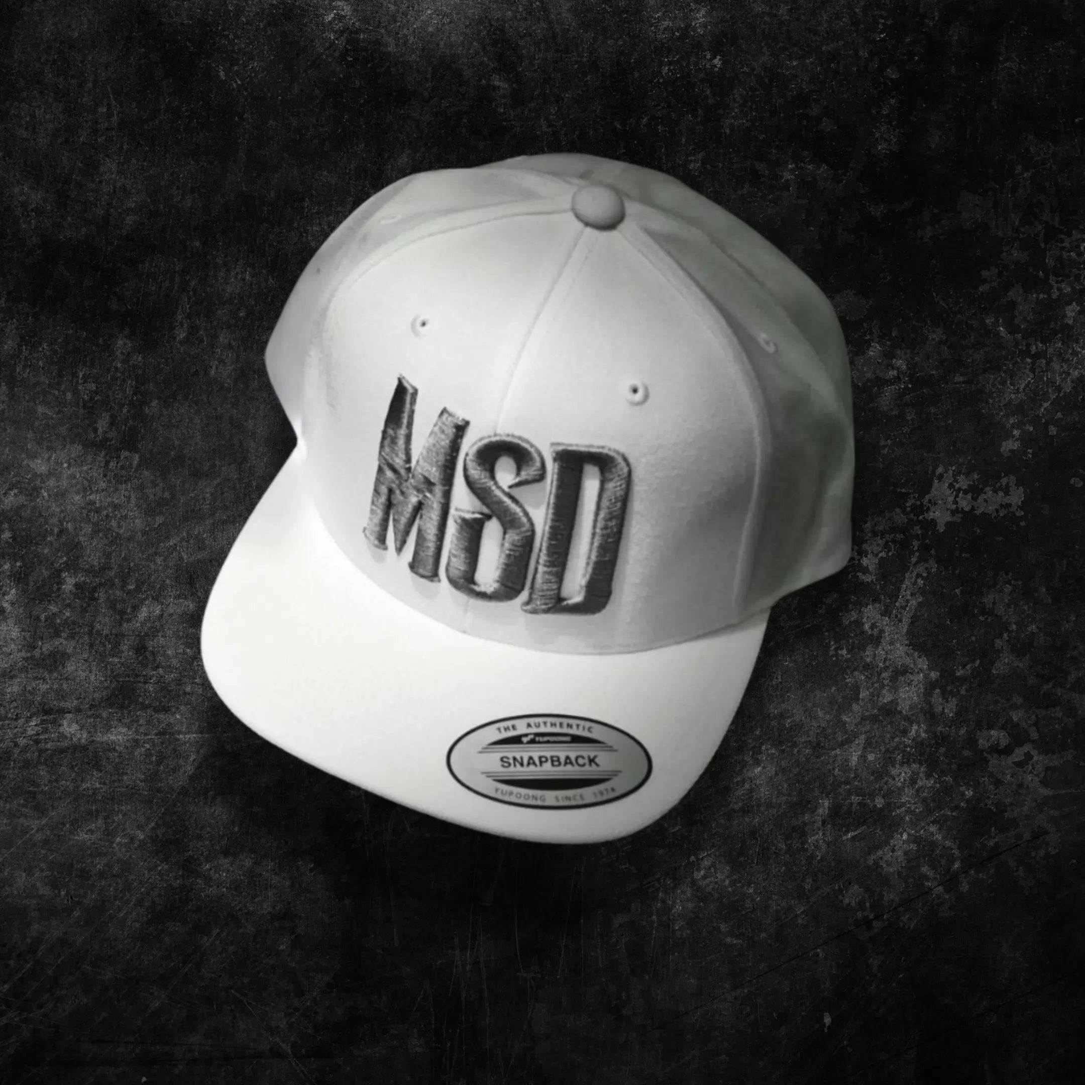 🔥 MSD Snapback – MSD White 🔥 – Directo Hasta Arriba